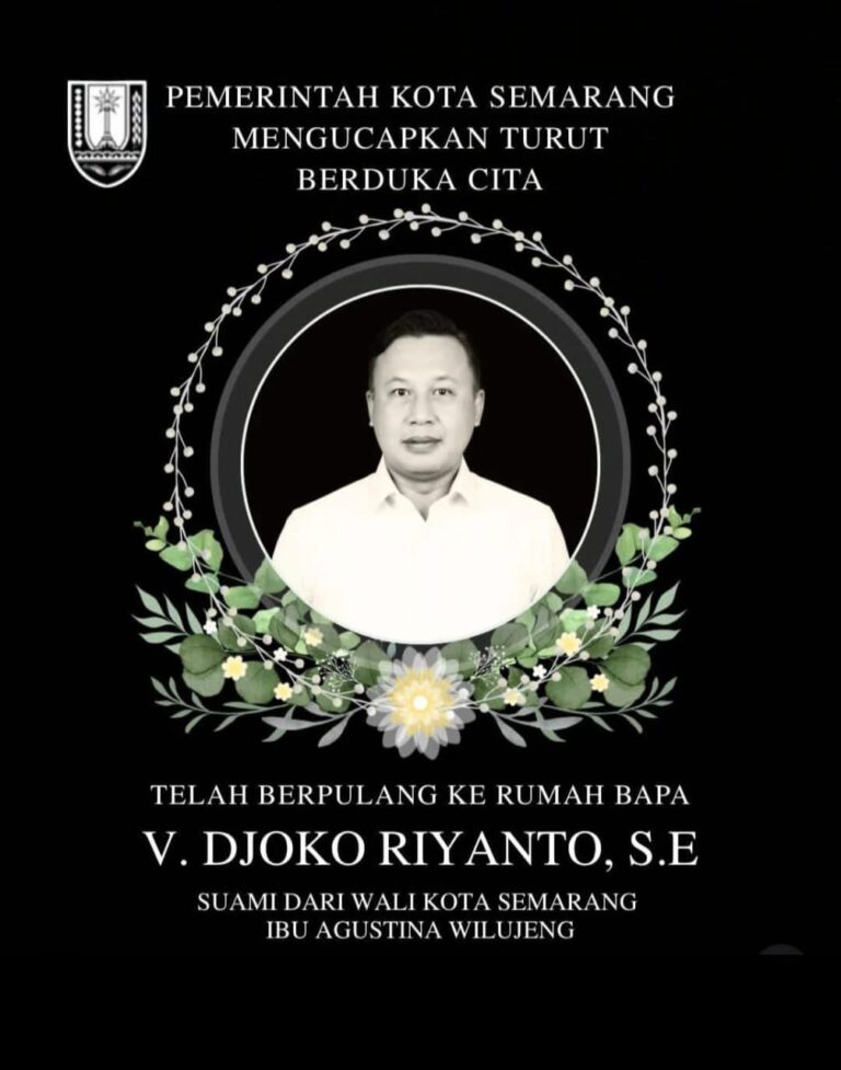Turut Berduka Cita Suami dari Walikota Semarang Djoko Riyanto
