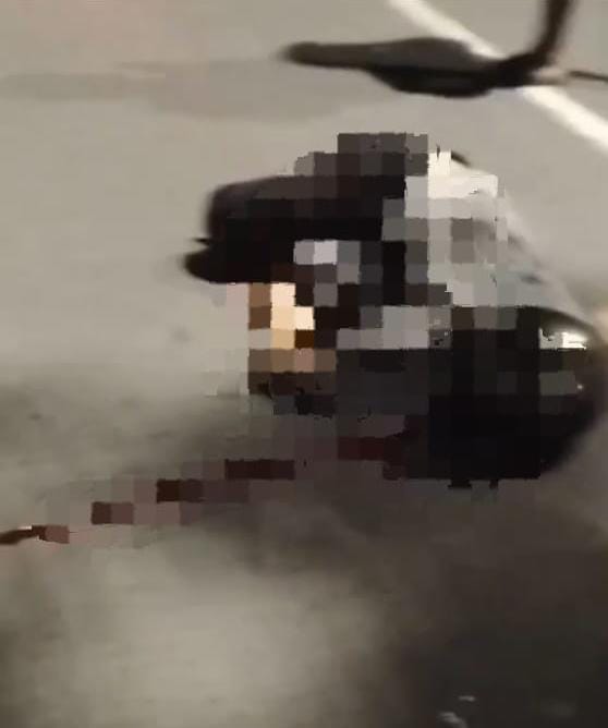 Diduga Oleng, Pengendara Alami Kecelakaan Tunggal di Jalan Soekarno Hatta