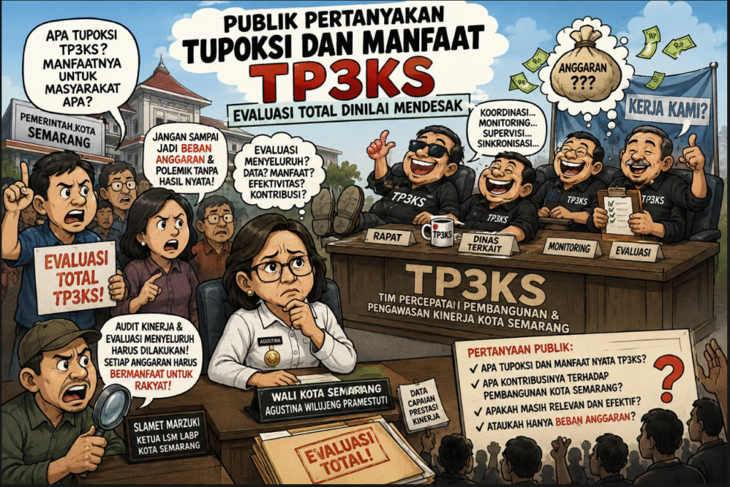 Publik Pertanyakan Tupoksi dan Manfaat TP3KS, Evaluasi Total Dinilai Mendesak